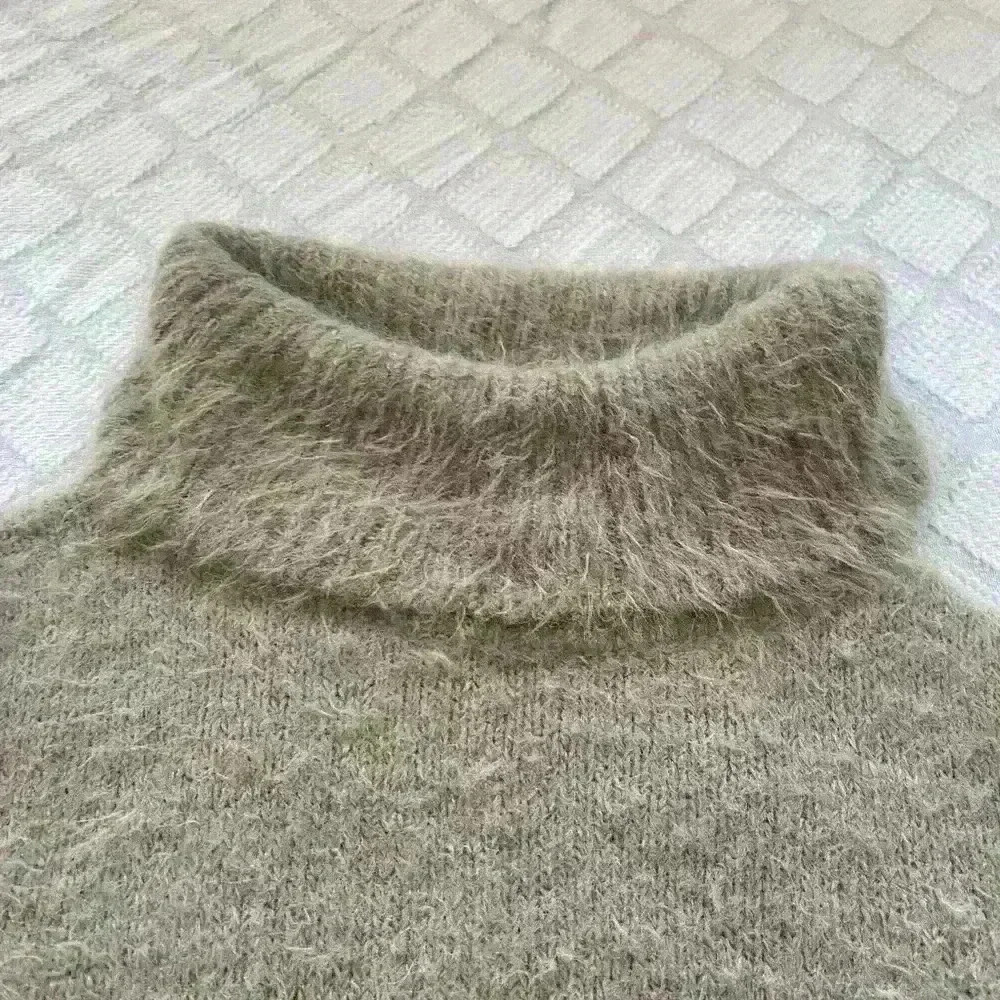 Express Fuzzy Turtleneck Sweater - image 5